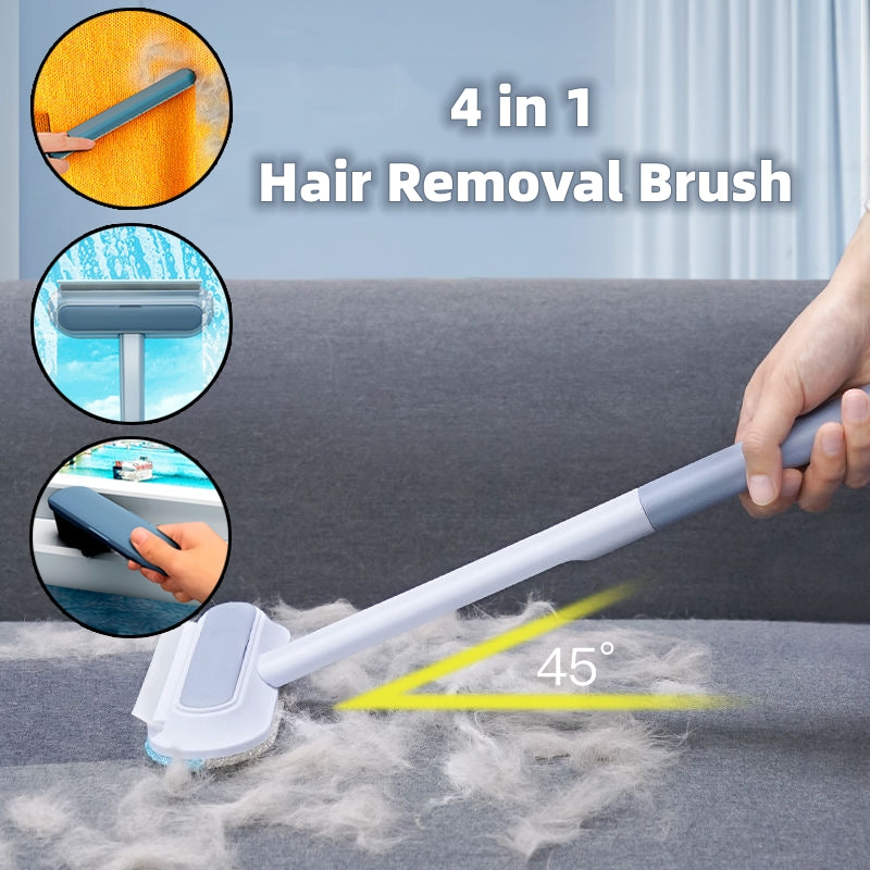 4-in-1 Reusable Pet Hair Remover – Remove Fur from Sofa, Carpet & Clothes in Seconds